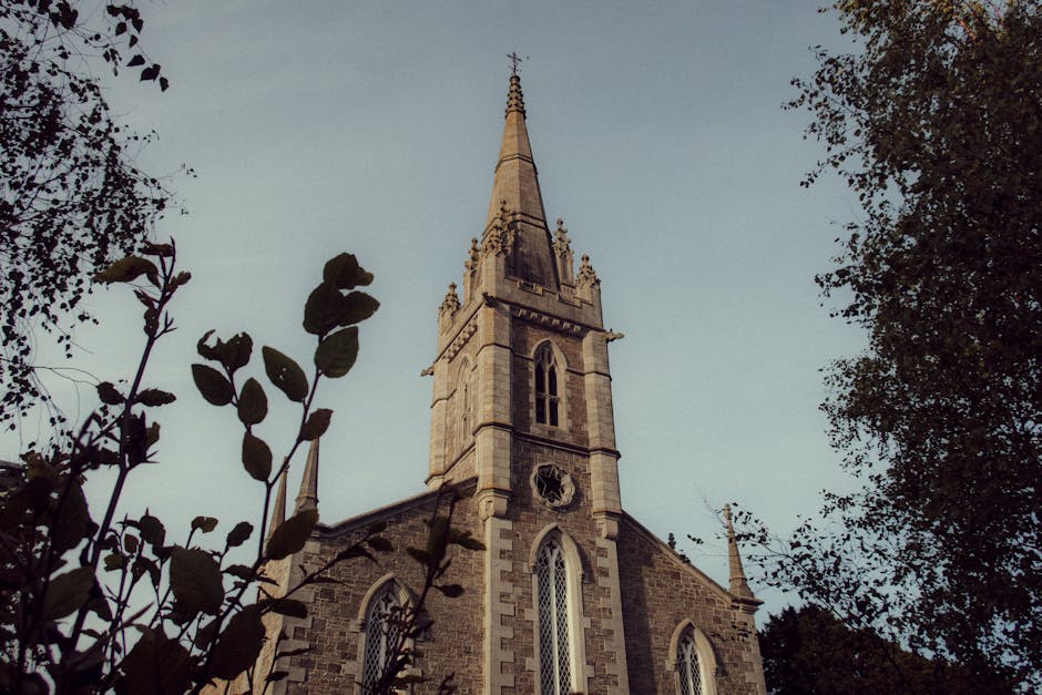 Quiet prayerful landscape in Ireland